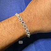 Infinity 6mm Moissanite Bracelet